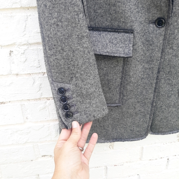 Banana Republic Wool Blend Textured Boyfriend Blazer - Picture 6 of 11